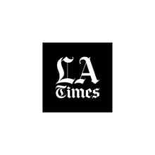 Black and white logo of the Los Angeles Times