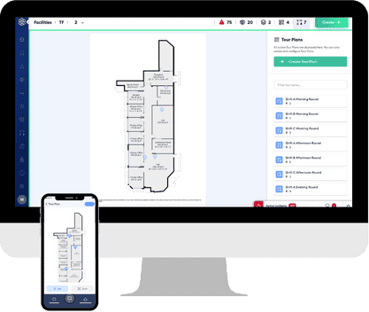 Guard Tours with mobile image