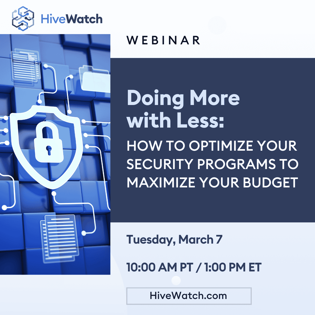 How to Optimize Security Progams - Webinar